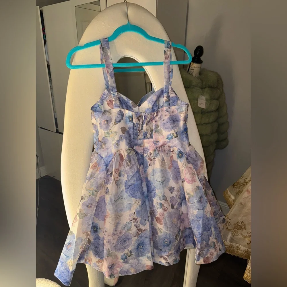 Zimmermann Floral rebellion mini Dress size 1 fits like small - Picture 5 of 6